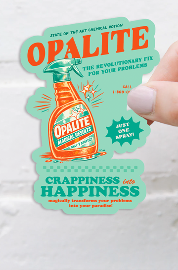 Opalite Magical Results Spray Sticker