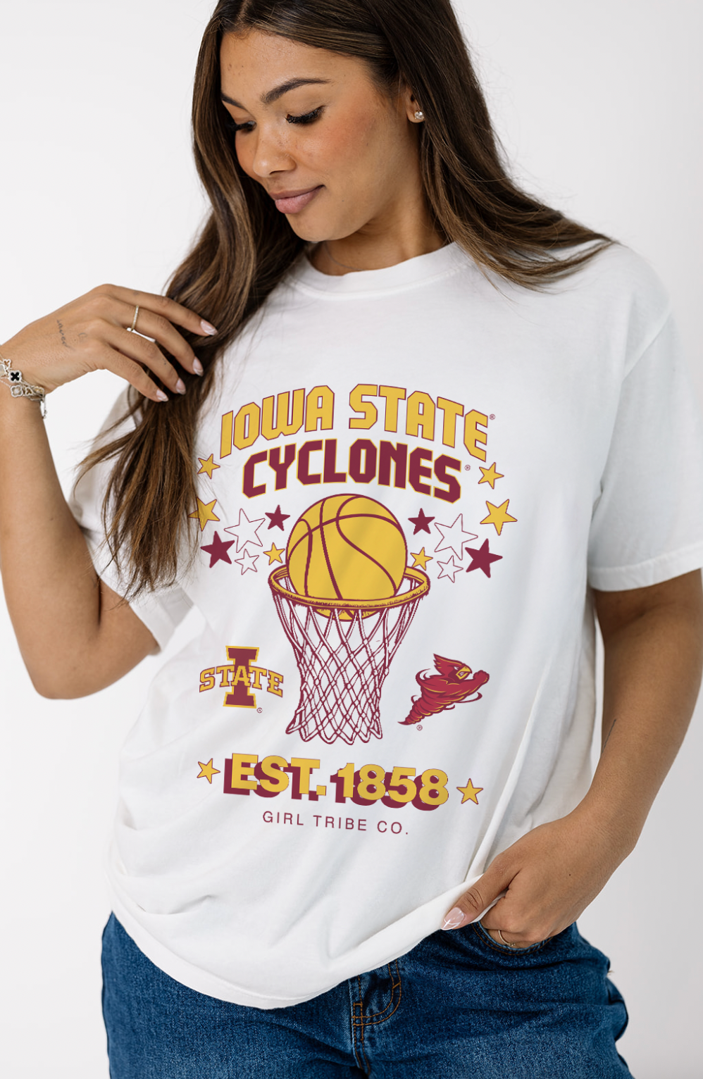 Iowa State Cyclones Basketball Tee