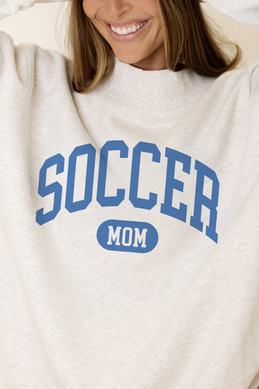 Soccer Mom Mock Neck