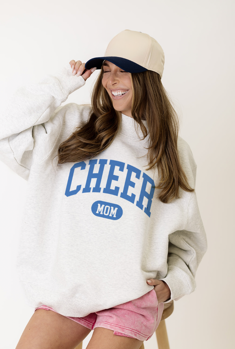 Cheer Mom Mock Neck