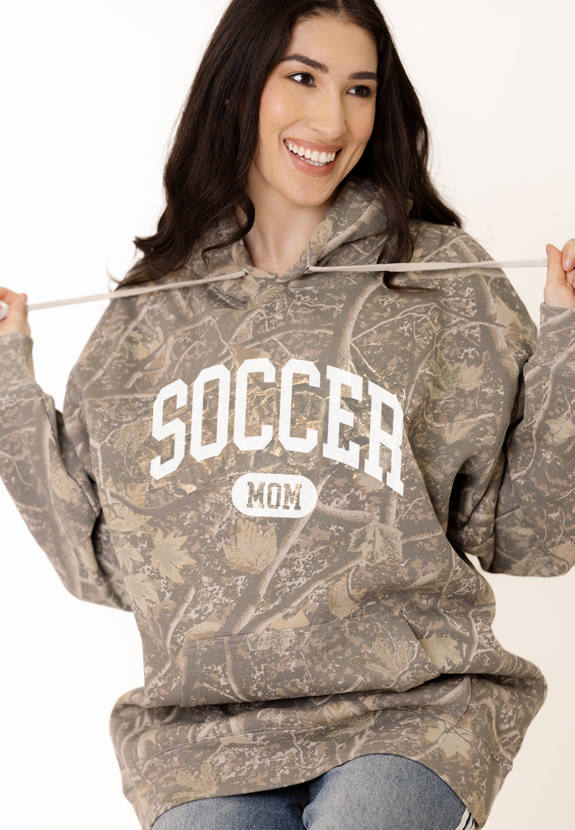Soccer Mom Deadwood Camo Hoodie Sweatshirt