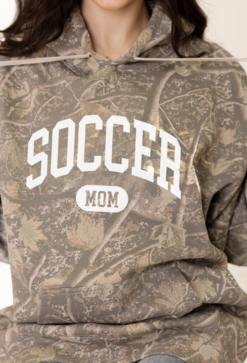 Soccer Mom Deadwood Camo Hoodie Sweatshirt
