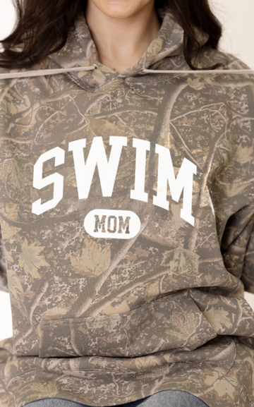 Swim Mom Deadwood Camo Hoodie Sweatshirt