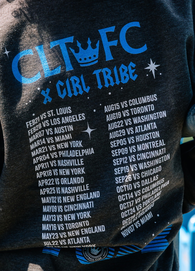 Charlotte FC x Girl Tribe Co Tour Tee 2026