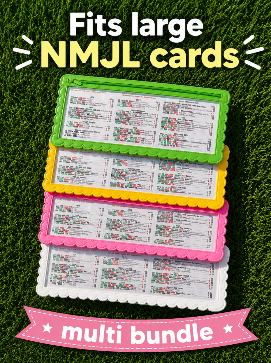 Splash-Proof Mahjong Card Holder for Pool Mahjong Multi-Bundle -LARGE SIZE