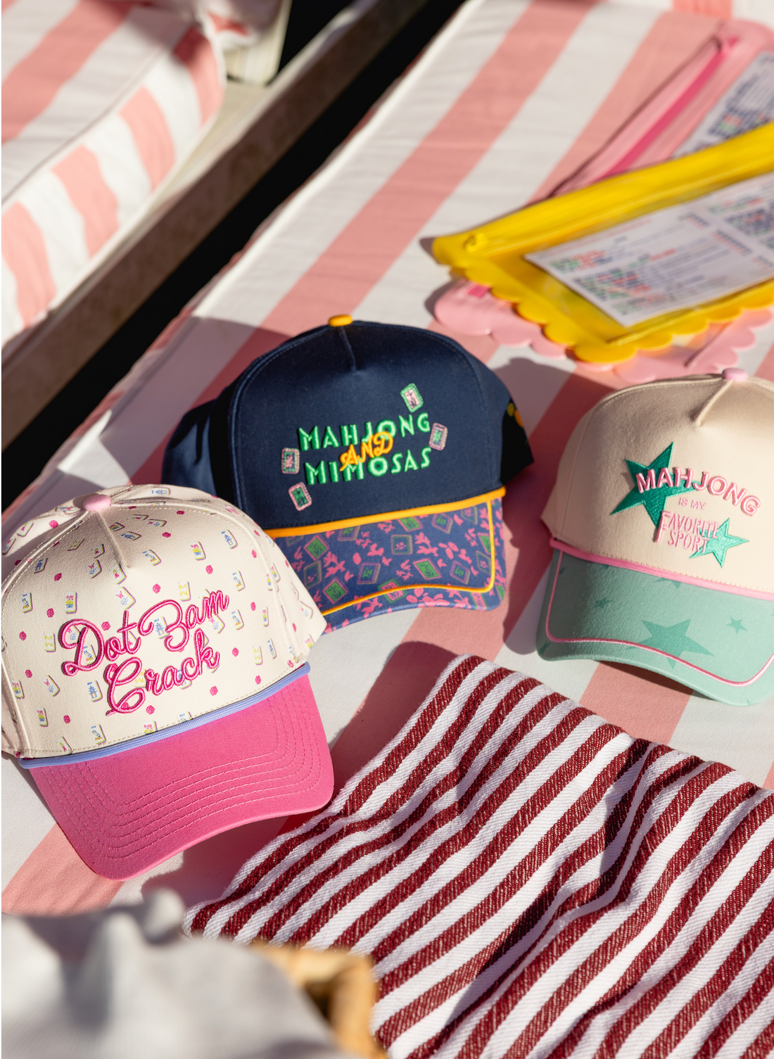 Mahjong is my favorite sport hat cute womens mahj hat