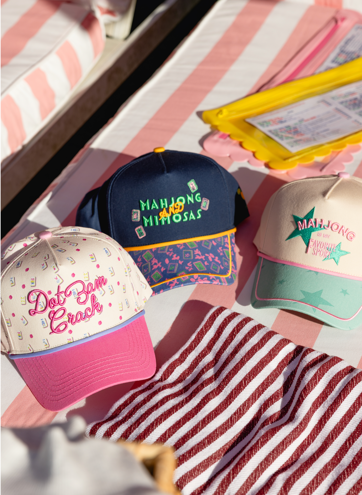 Mahjong is My Favorite Sport Printed Hat