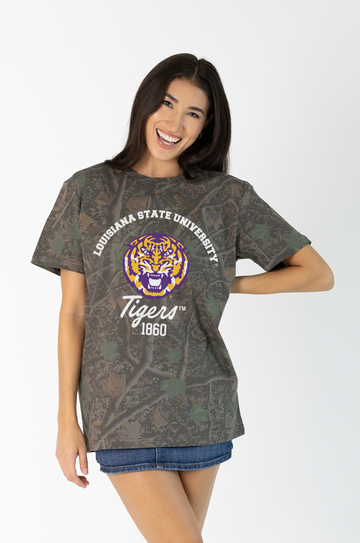 Louisiana State University Every Day Tee in Camo