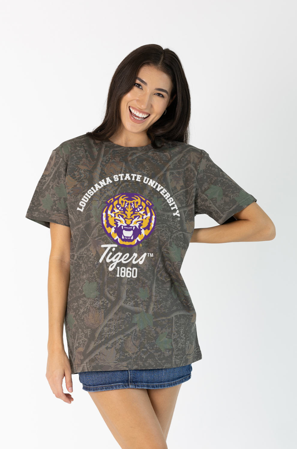 Louisiana State University Every Day Tee in Camo