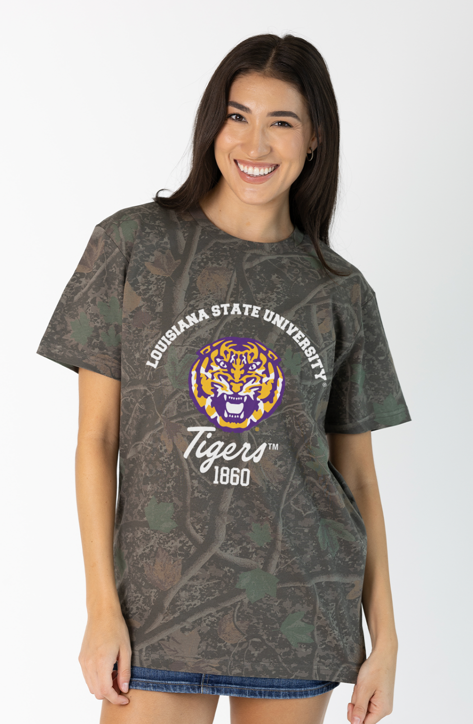 Louisiana State University Every Day Tee in Camo