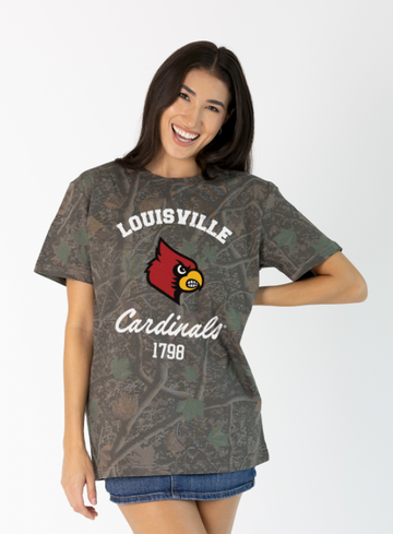 University of Louisville Tee in Darkwood Camo