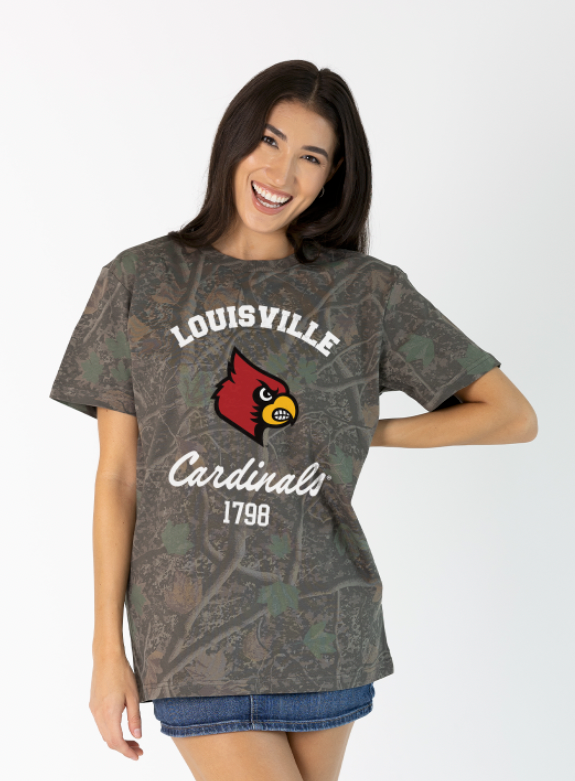 University of Louisville Tee in Darkwood Camo
