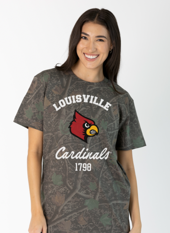 University of Louisville Tee in Darkwood Camo