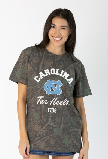 UNC Chapel Hill Tee in Darkwood Camo