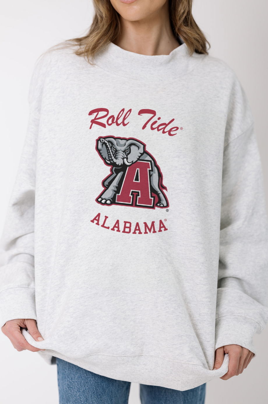 University of Alabama Roll Tide Mock Neck