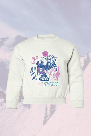 Youth Here for the S'mores Sweatshirt