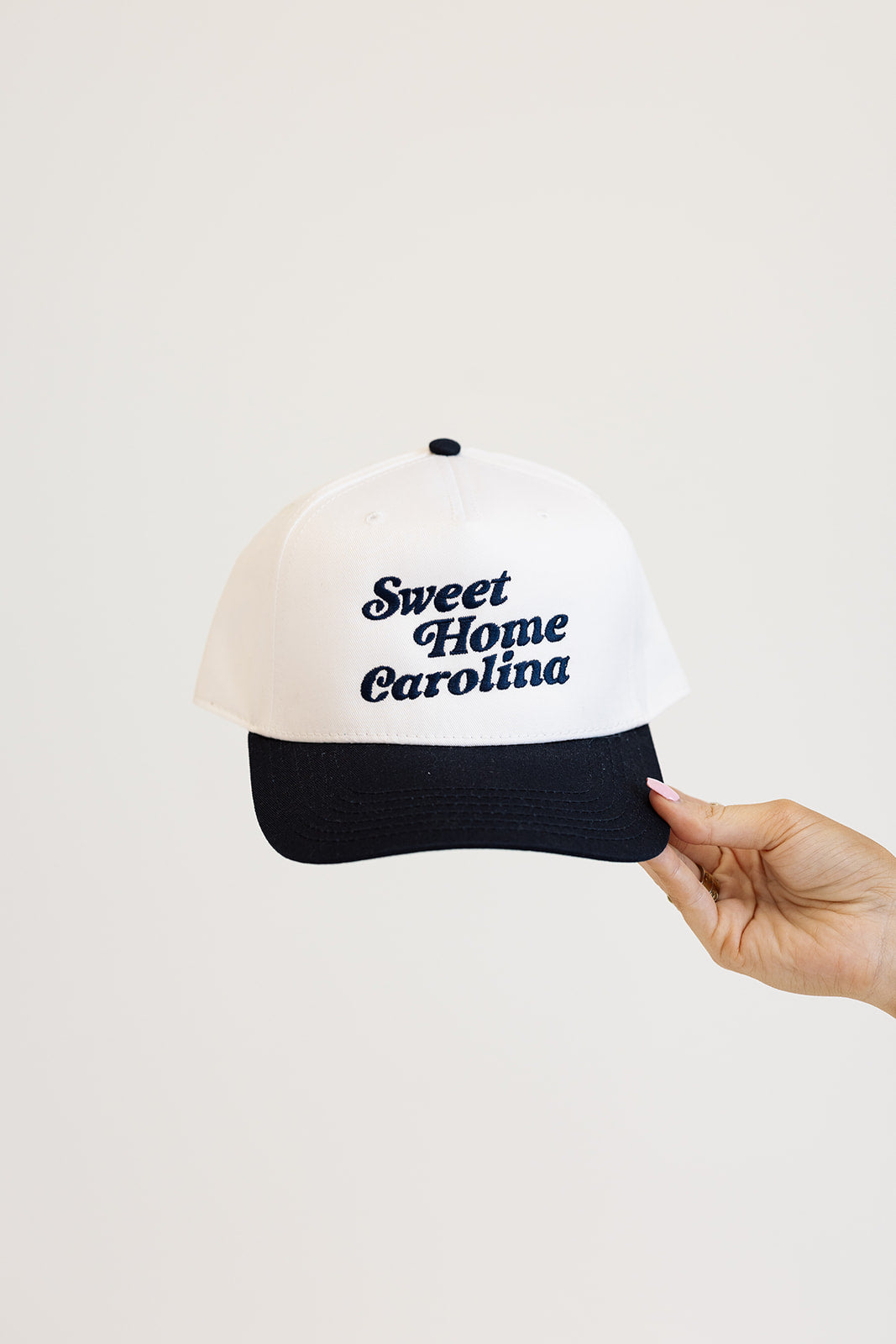 Sweet Home Carolina Hat In Navy- Girl Tribe Co. Charlotte Collection 