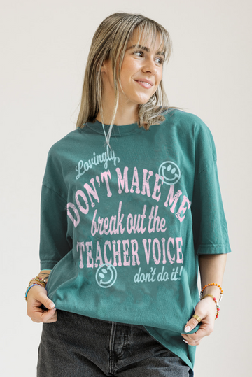 Teacher Voice Tee-Girl Tribe Co. Education, teacher