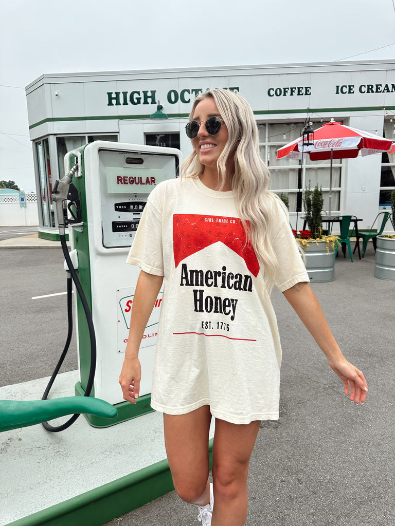 Girl Tribe Co. Made in America July 4th Collection - American Honey Tee