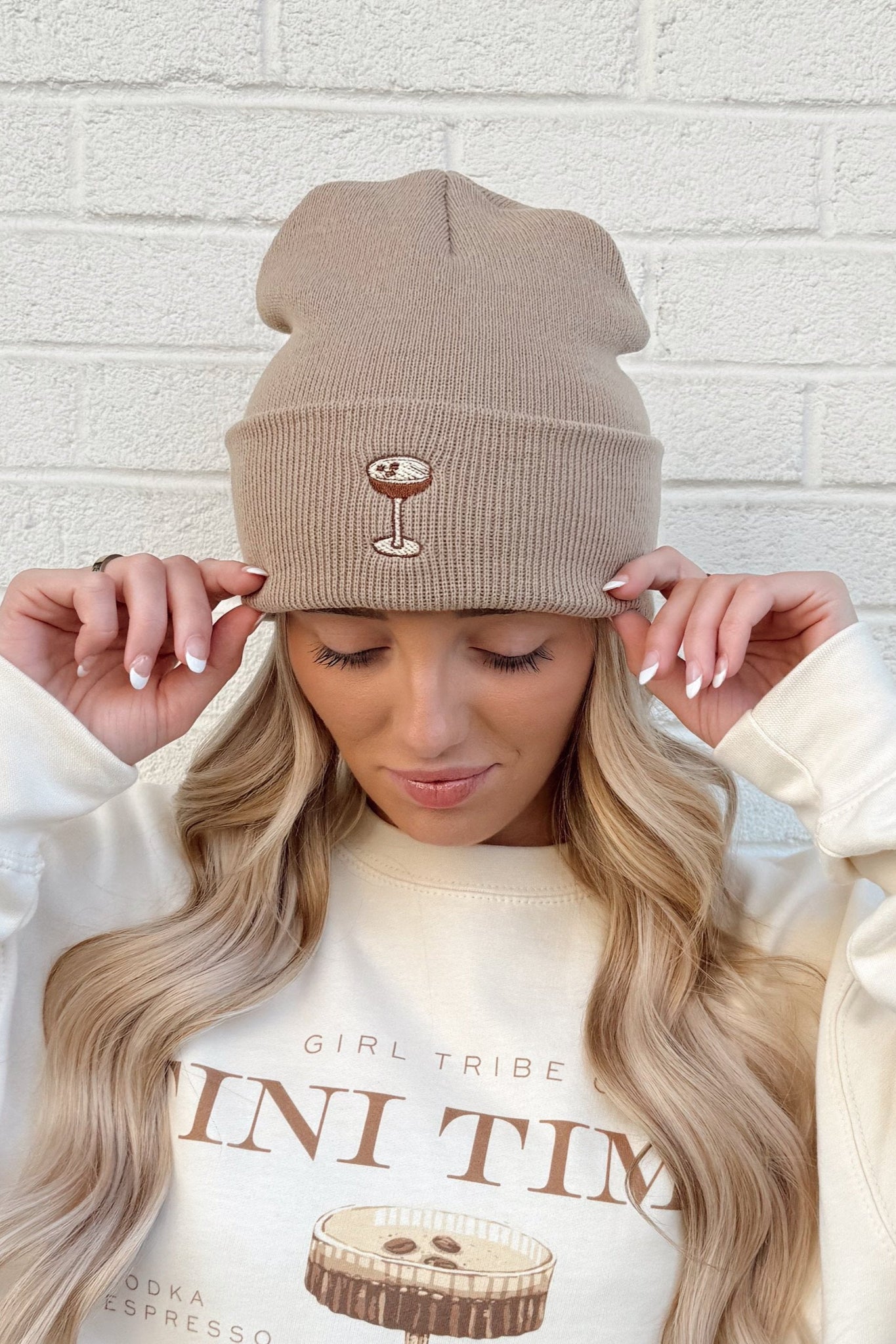 Gorro De Punto Para Mujer Esprit - Con Detalle De Rayas En La Cinta - Cálido Y Estiloso Para Invierno