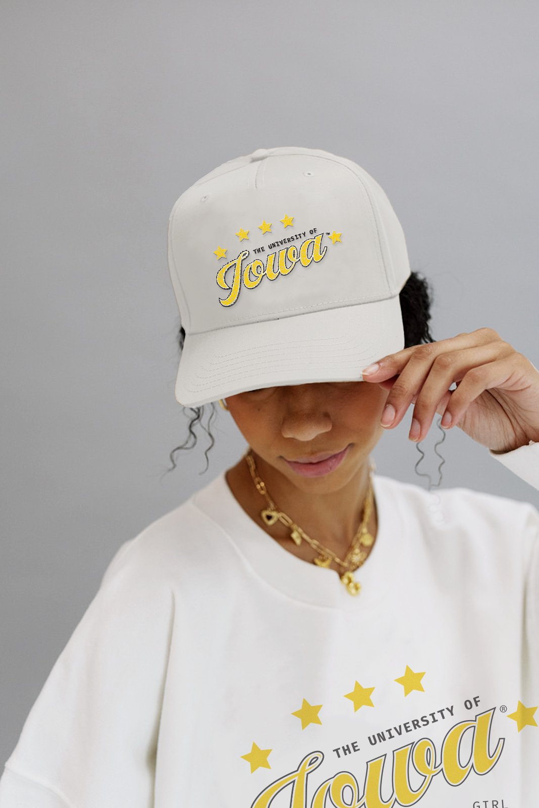 University Of Iowa: Go Iowa Hat- Girl Tribe Co. Iowa X Girl Tribe 
