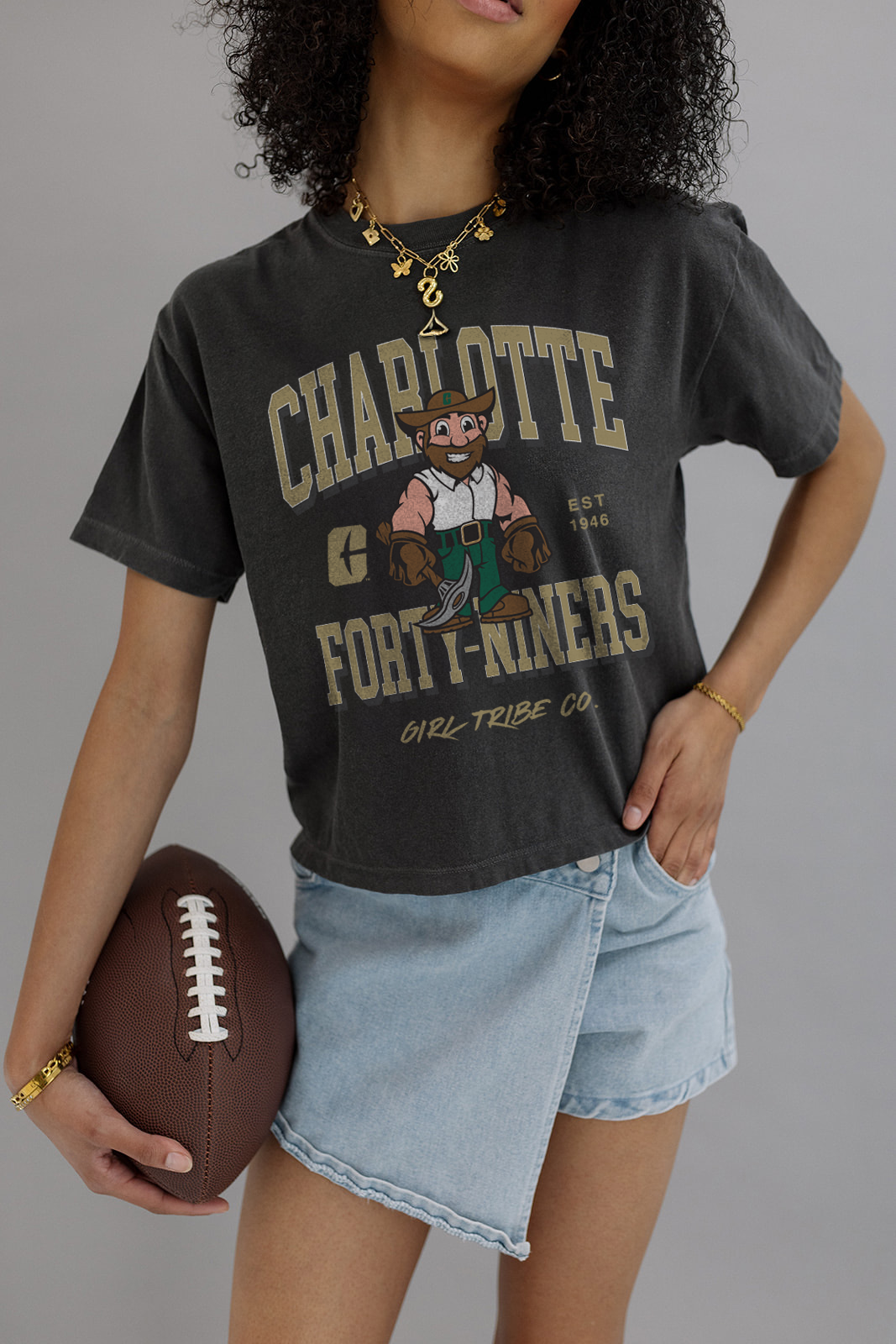 Uncc Merch University of North Carolina at Charlotte: UNCC Niners Classic Crop Te ...