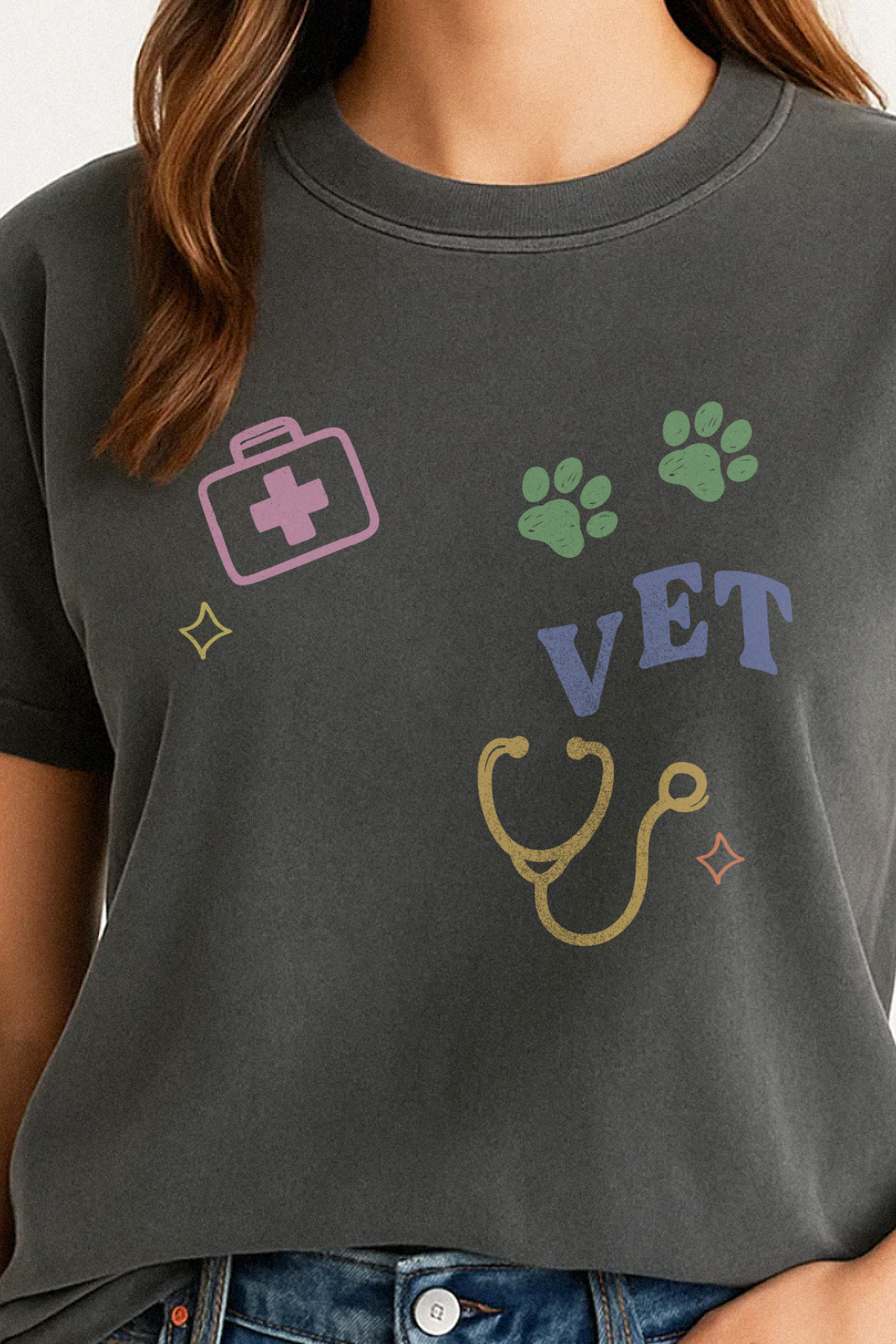 Vet Icon Tee- Girl Tribe Co Women In Business 