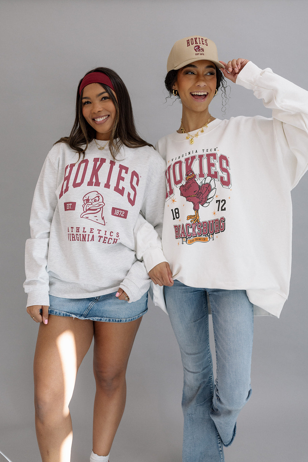 Virginia Tech: Hokies Athletics Sweatshirt- Girl Tribe Co. Virginia Tech X GT