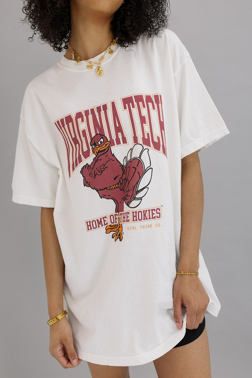 Virginia Tech: Home Of The Hokies Tee- Girl Tribe Co. Virginia Tech X GT