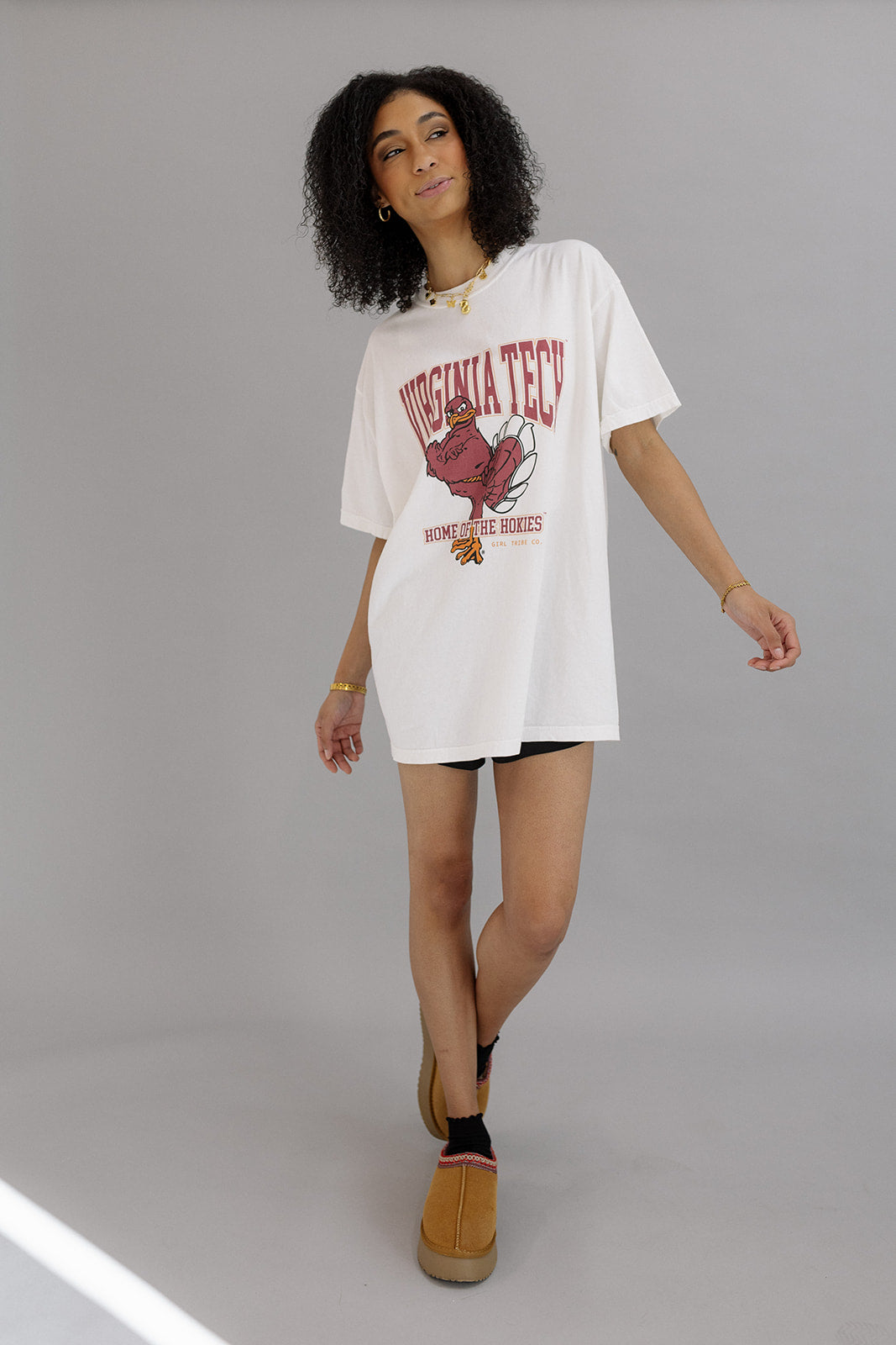 Virginia Tech: Home Of The Hokies Tee- Girl Tribe Co. Virginia Tech X GT