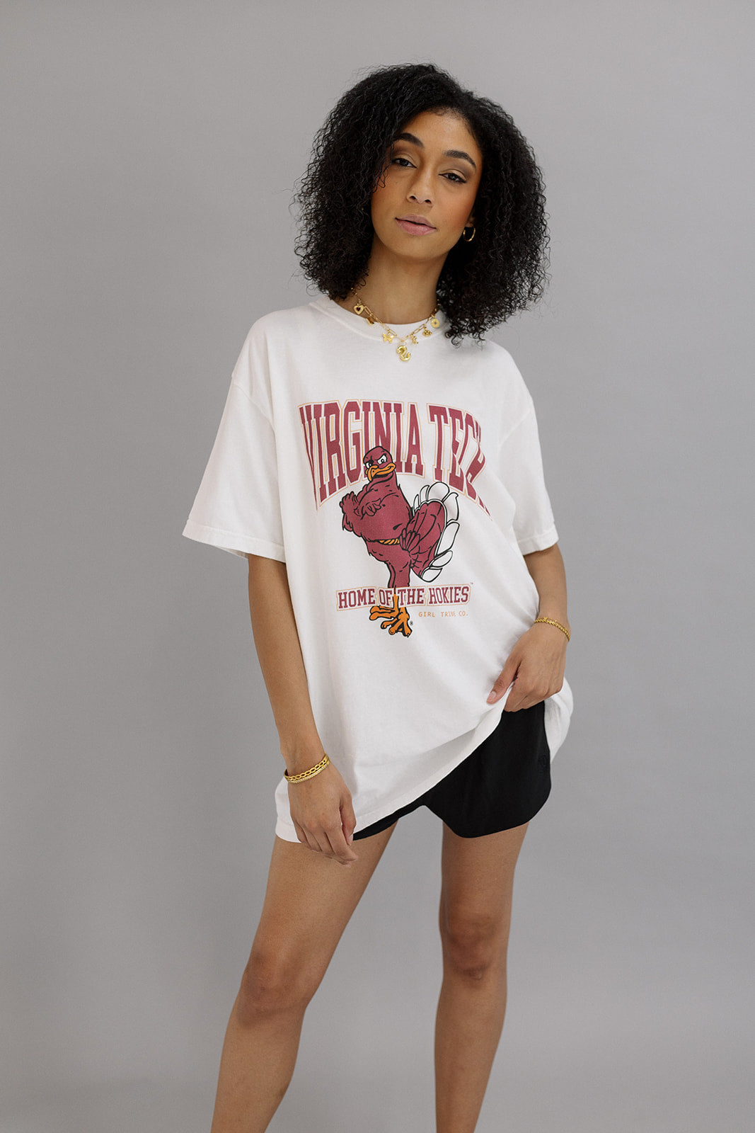 Virginia Tech: Home Of The Hokies Tee- Girl Tribe Co. Virginia Tech X GT