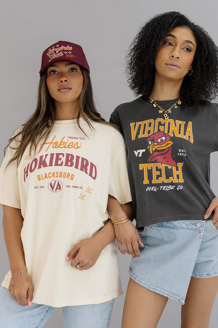 Virginia Tech: VT Classic Crop Tee- Girl Tribe Co. Virginia Tech X GT