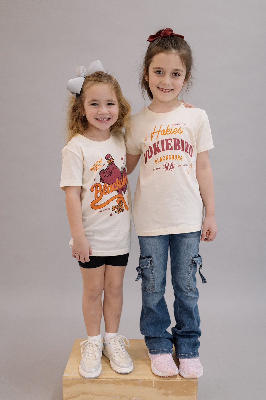 Virginia Tech: Youth Blacksburg Tee- Girl Tribe Co. Virginia Tech X GT