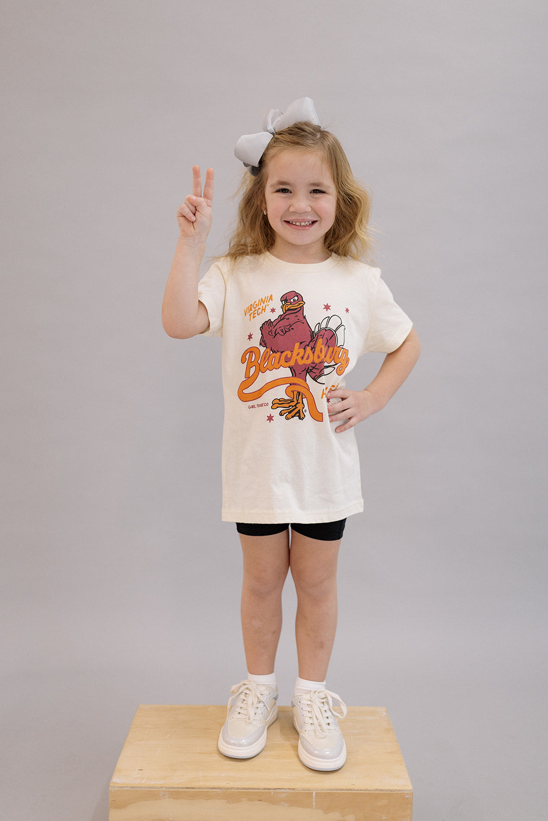 Virginia Tech: Youth Blacksburg Tee- Girl Tribe Co. Virginia Tech X GT