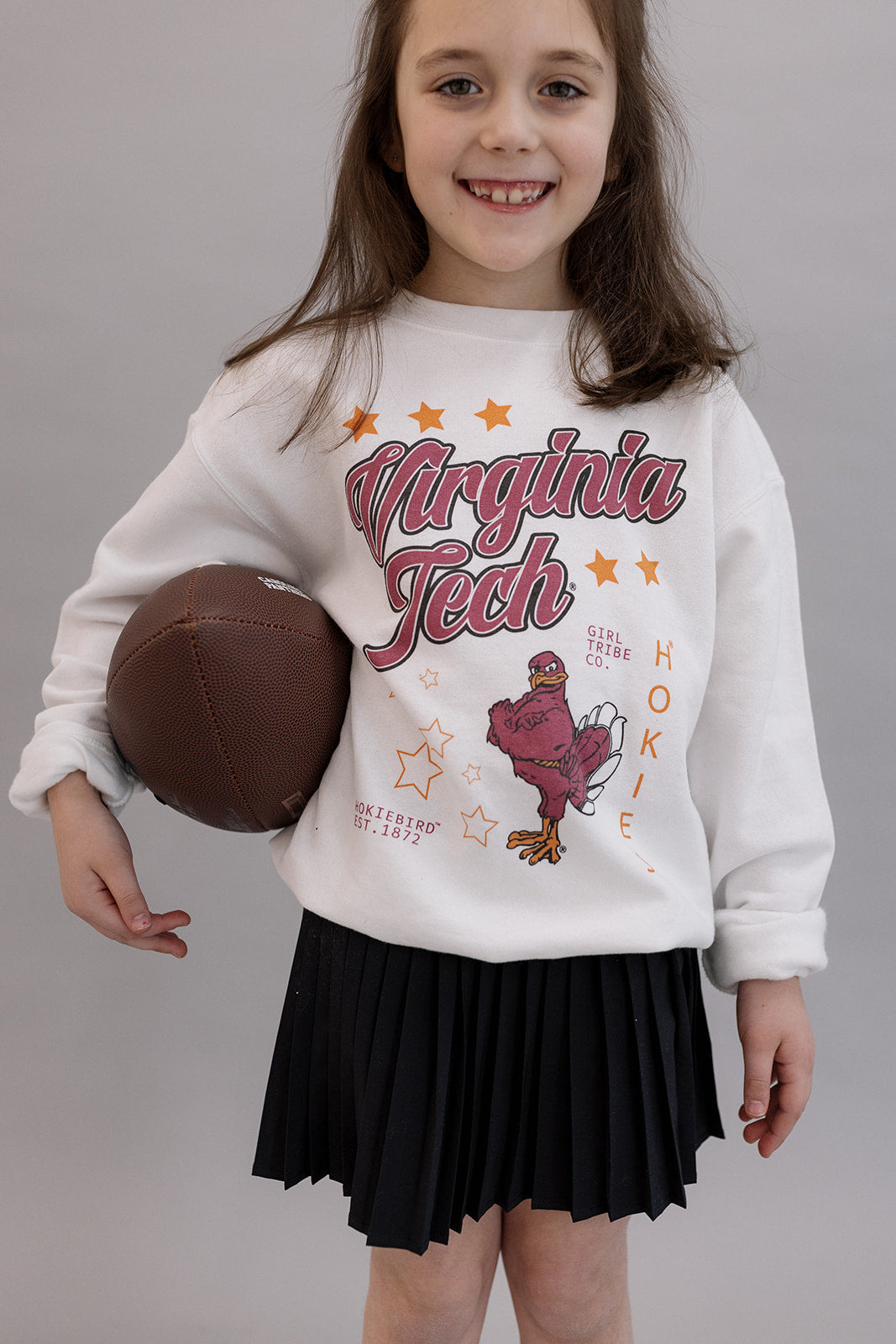 Virginia Tech: Youth Go VT Sweatshirt- Girl tribe Co. Virginia Tech X GT