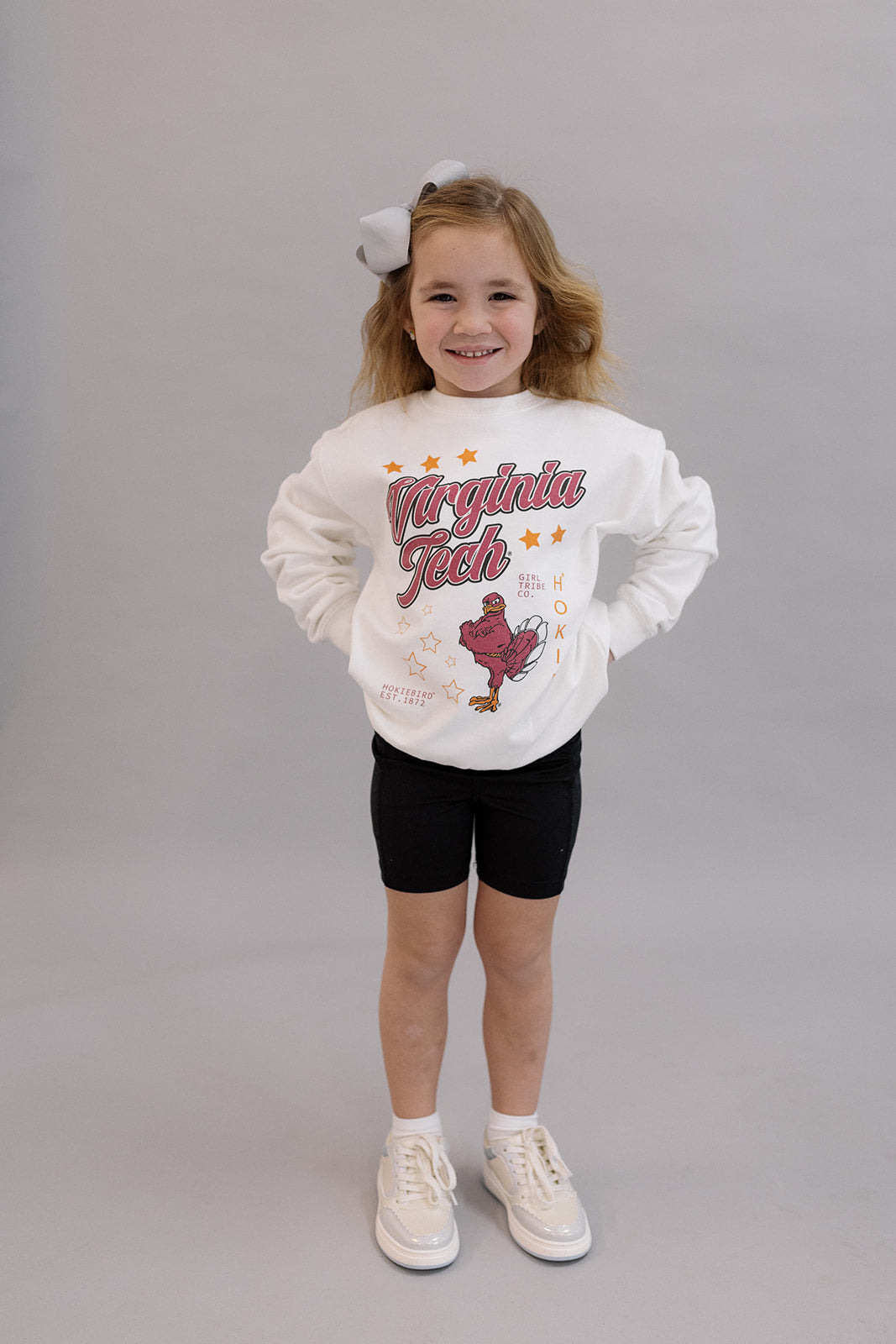Virginia Tech: Youth Go VT Sweatshirt- Girl Tribe Co. Virginia Tech X GT