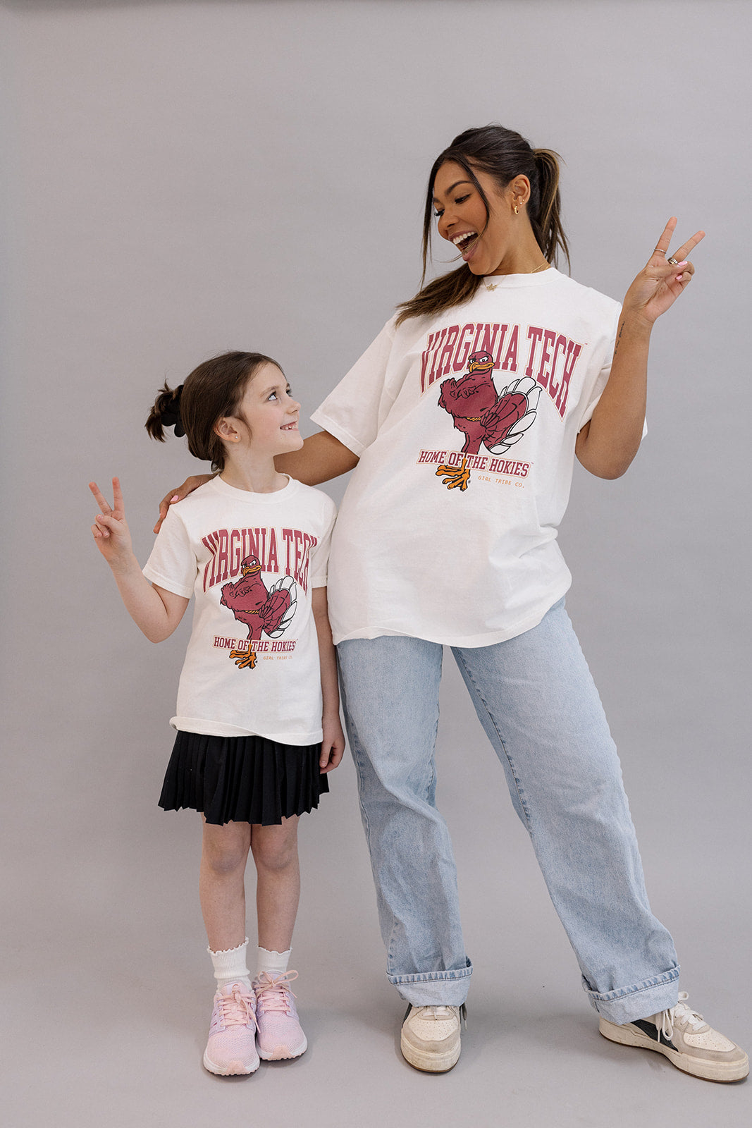 Virginia Tech: Youth Home Of The Hokies Tee- Girl Tribe Co. Virginia Tech X GT