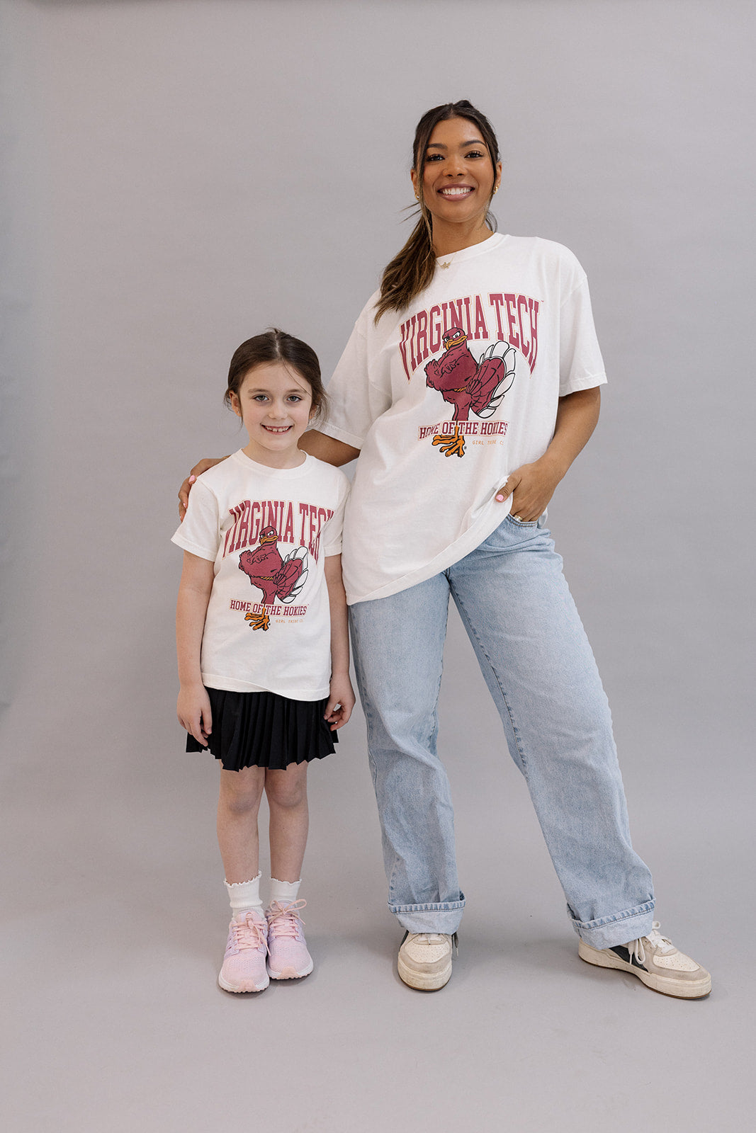 Virginia Tech: Youth Home Of The Hokies Tee- Girl tribe Co. Virginia Tech X GT
