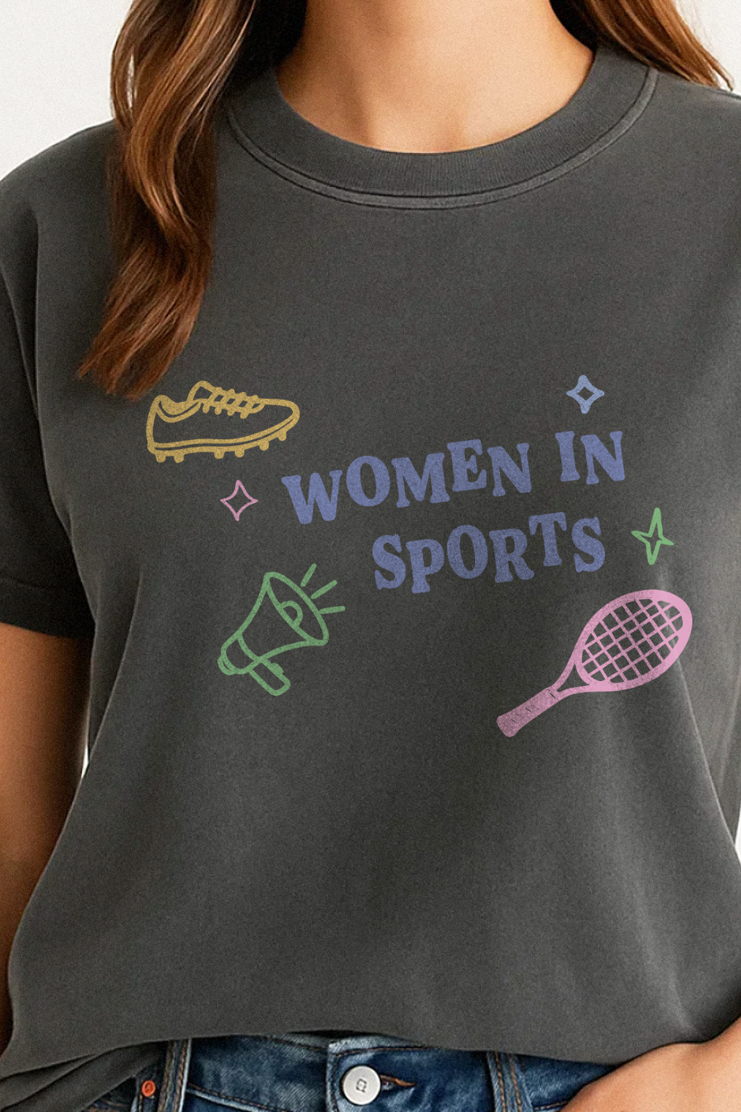 Women In Sports Icon Tee- Girl Tribe Co. Women in Business 