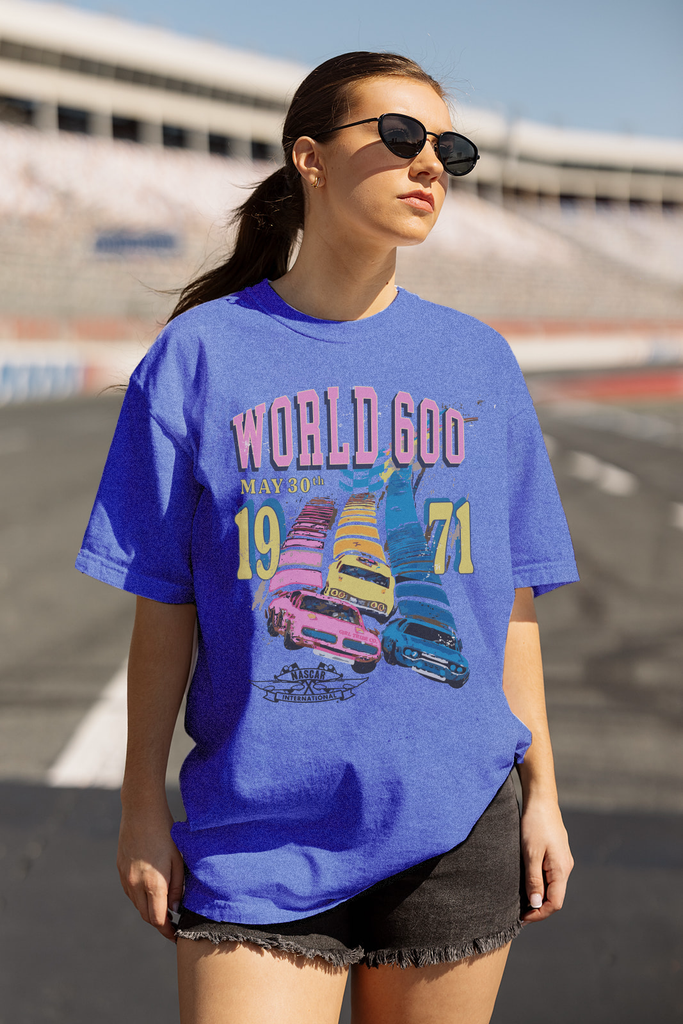 World 600 1971 Tee- Girl Tribe Co. NASCAR X Girl Tribe 