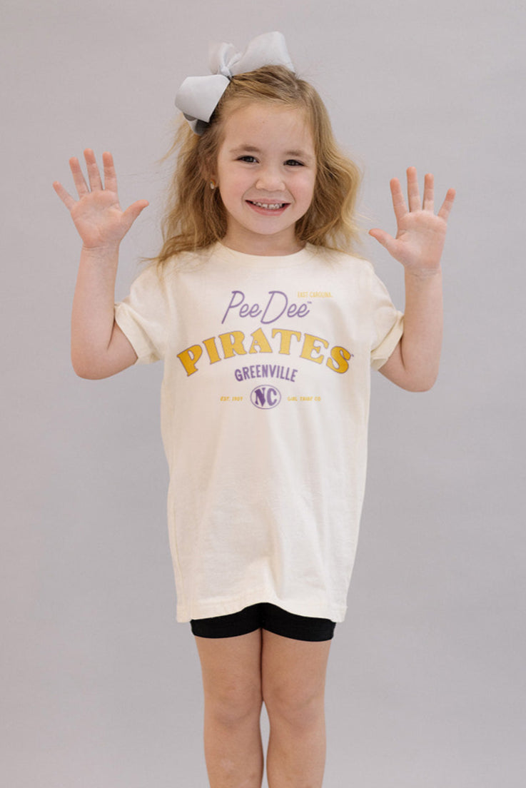 Youth Vintage Pirates Tee- Girl Tribe Co. ECU X Girl Tribe 