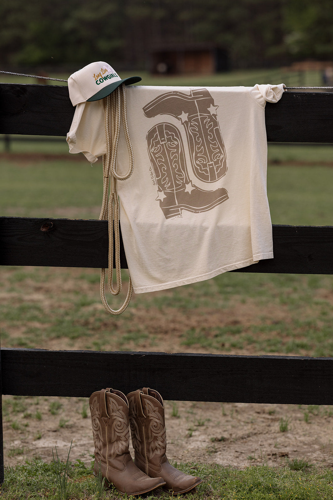 aint my first rodeo Tee- Girl Tribe Co. Long Live Cowgirls 