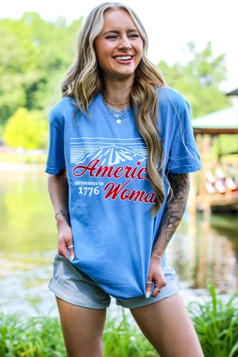 American Woman Tee - Girl Tribe Co.