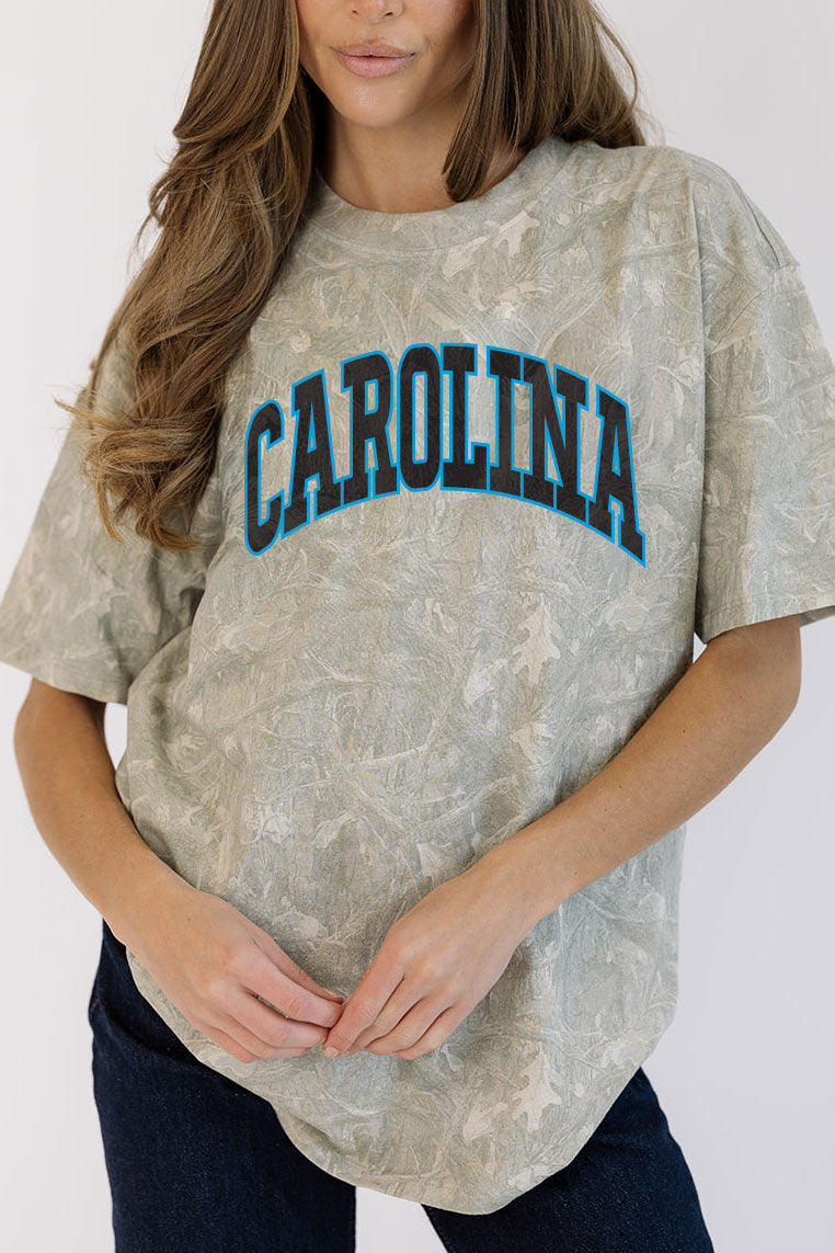 Carolina Block Every Day Tee in Camo
