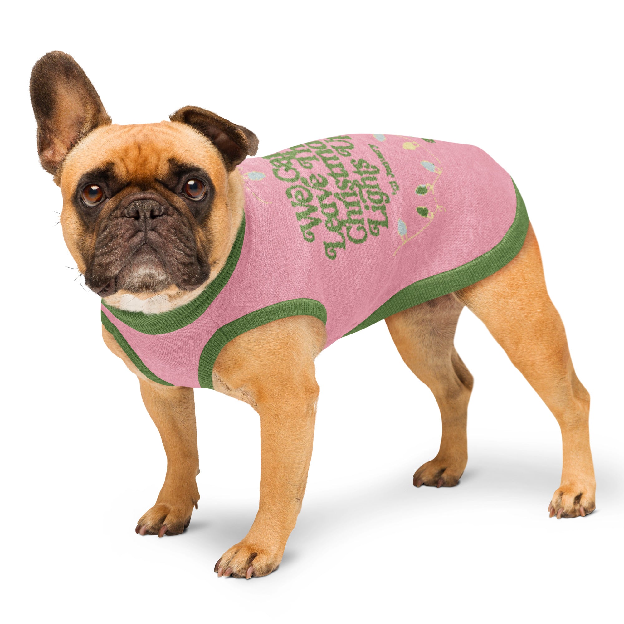 Leave the Lights Up Knitted Pet Sweater