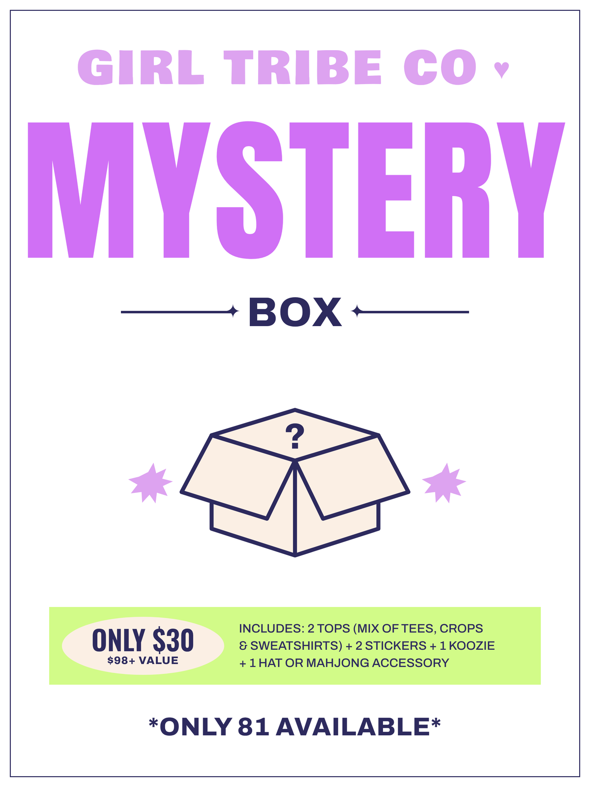 Adult Small - XXL Mystery Box
