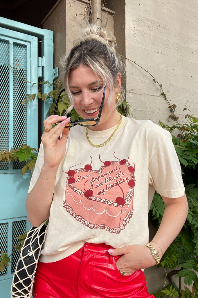 Cherry Cake Crop Tee - Reagan Baylee x Girl Tribe Co. Collection