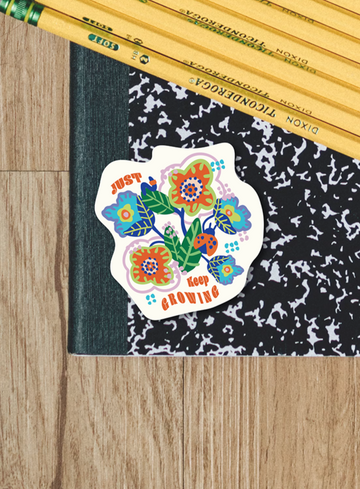 Keep Growing Sticker