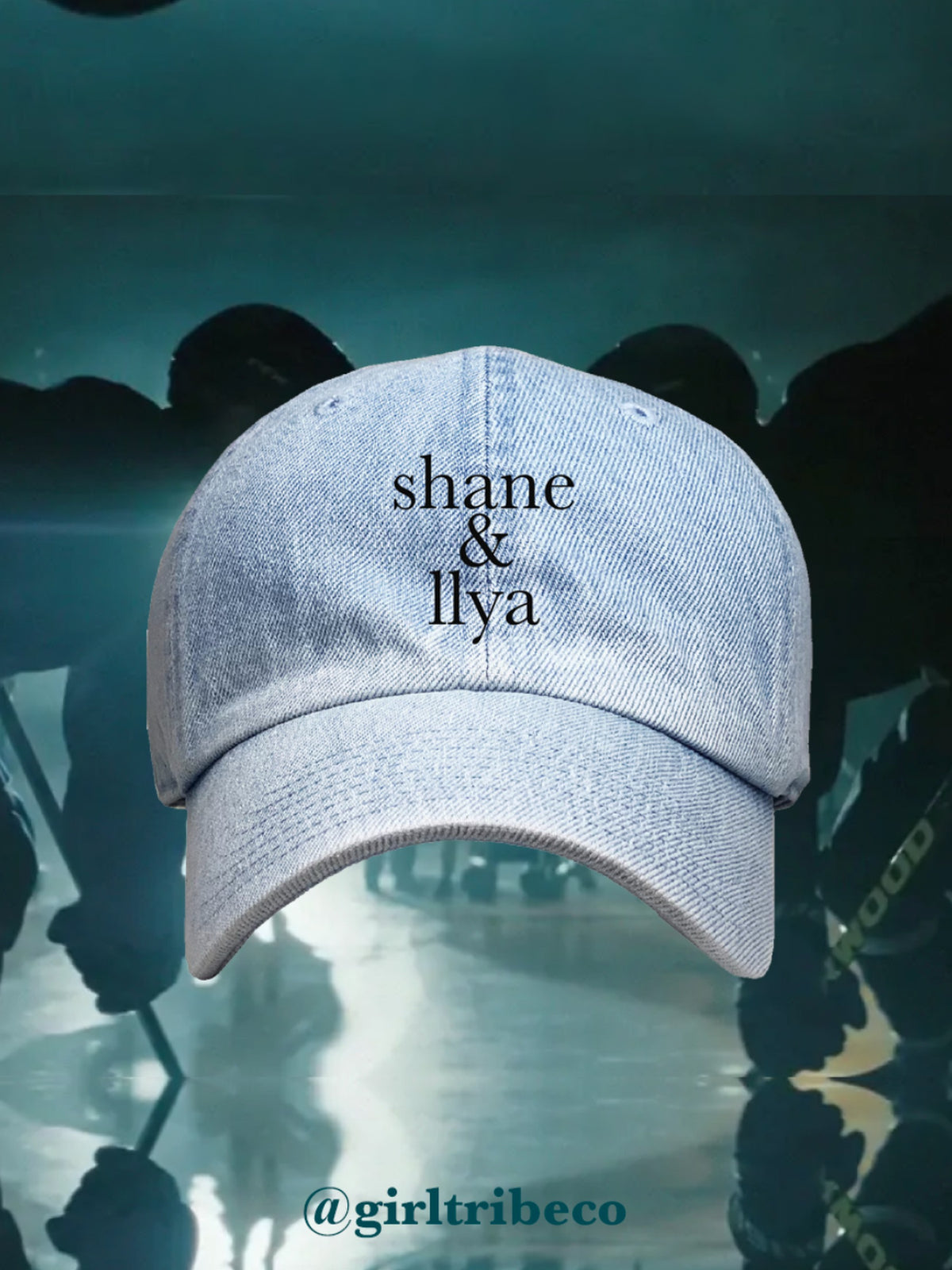 Shane & Ilya hat, rivals-to-lovers hockey romance merch by Girl Tribe Co.