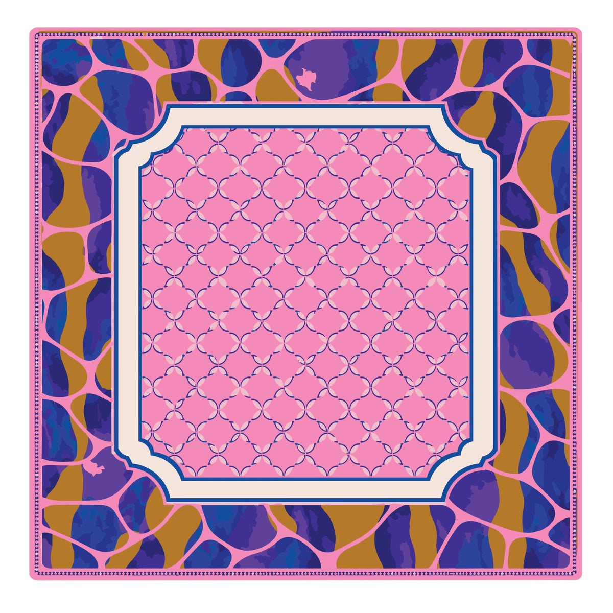 Through the Waves Mahjong Mat 33"x33"